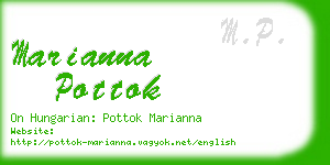 marianna pottok business card